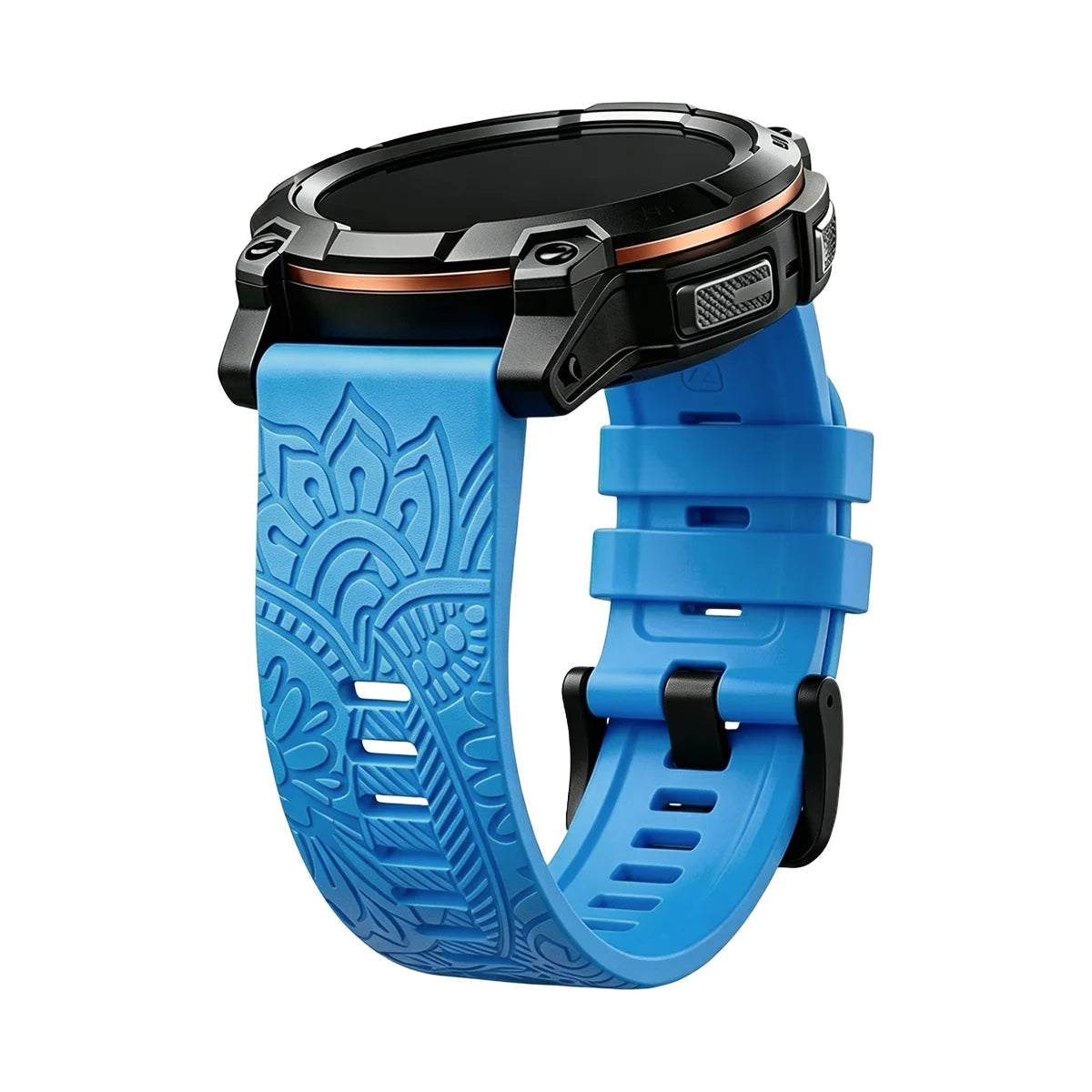 Bracelet en Silicone gravé, 20mm, 22mm, 26mm, pour Garmin Fenix 7X 7 Pro Solar/6X 6 Sapphire 5 5X Plus 3 3HR/Epix, bracelet de montre QuickFit