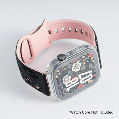 Bracelet + case for Huawei Watch Fit 4 / 4 Pro, TPU protective case, floral sport strap for Huawei Fit 4 4pro 3