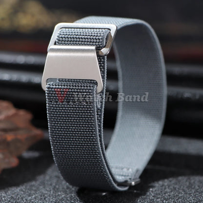 Bracelet de montre tressé en Nylon, 18/20/22mm, élastique, troupes françaises, sac de Parachute, Bracelet de Sport universel pour hommes et femmes