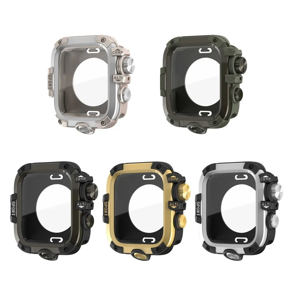 Custodia in lega di alluminio per Apple Watch Series 9 8 7 45 mm per iWatch 654SE 44 mm