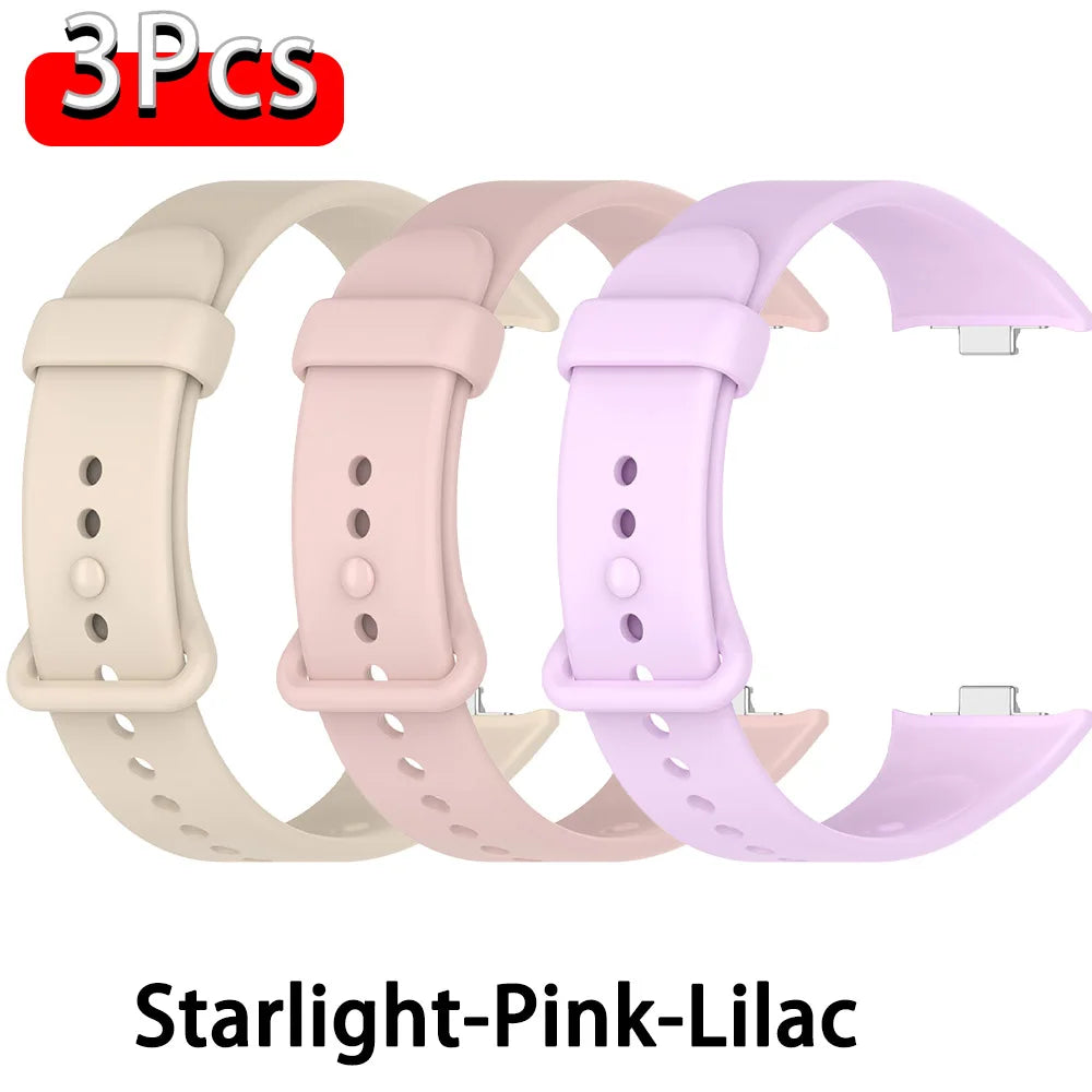 Bracelet en silicone officiel pour Xiaomi Smart Band 10 Pro/9 Pro/8 Pro, bracelet de remplacement pour Redmi Watch 4 5 6, accessoires