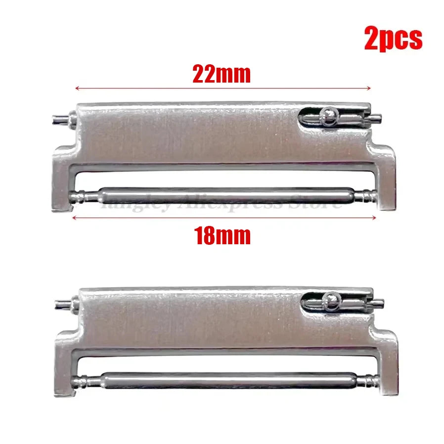1 paio di adattatori per cinturini: da 18 mm a 20 mm, 22 mm, da 20 mm a 18/20/22 mm, da 22 mm a 22 mm, connettori a perno a sgancio rapido, accessori per cinturini.