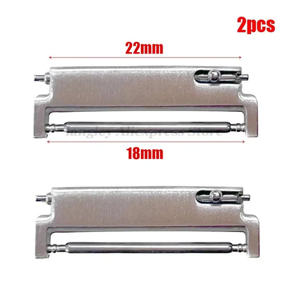 1 paio di adattatori per cinturini: da 18 mm a 20 mm, 22 mm, da 20 mm a 18/20/22 mm, da 22 mm a 22 mm, connettori a perno a sgancio rapido, accessori per cinturini.