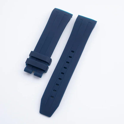 Cinturino per orologio in gomma morbida da 22 mm, per Tissot Sea Star T120, cinturino in silicone curvo, impermeabile, per immersione, fibbia a farfalla T120417A