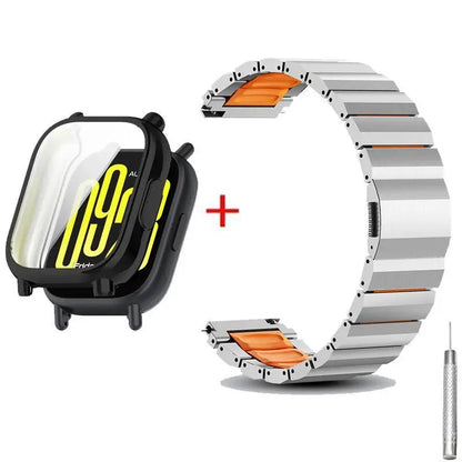 Case + Strap for Redmi Watch 6/5/4 3Active 5Active 3Lite 3Active, replaceable strap