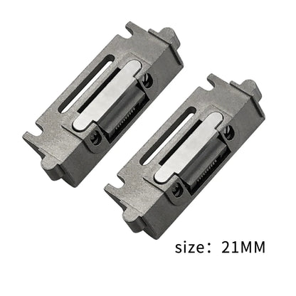 Accessori per orologi a sgancio rapido per Cartier Santos, componente inserto, adattatore di commutazione, connettore 21mm 18.5mm, cinturino in pelle