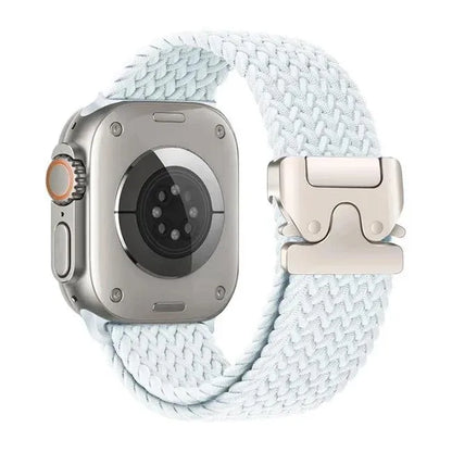 Nylon Solo Loop Bracelet for Apple Watch 46mm 44mm 45mm 42mm 40mm 38mm 41mm Ultra2 49mm iWatch Series 10 9 SE 8 7 6 5 4
