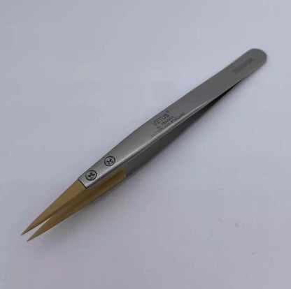 Pincettes pointues en buis, outils d'horlogerie, pincettes en bois poli à la main, pincettes antimagnétiques de précision, ne fait pas mal aux pièces de montre
