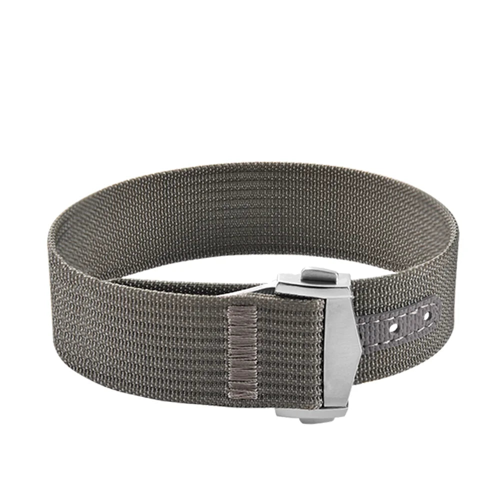 High-Quality Nylon Fluororubber 20mm Bracelet for Omega X Swatch MoonSwatch Sport, Folding Clasp Watch Strap for Seamaster 300