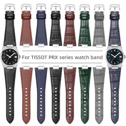 Cinturino per orologio PRX da uomo T137 da 27*12mm per Tissot 40mm PRX T137 407 T137.417 a sgancio rapido nero/blu/grigio/marrone/verde