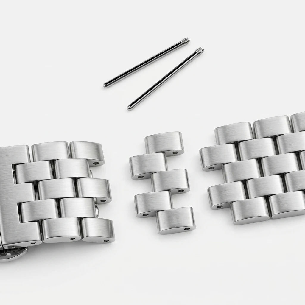 Bracelet de montre universel robuste, 20 22 24 26mm, en acier inoxydable massif, bracelet de remplacement en métal épais pour hommes