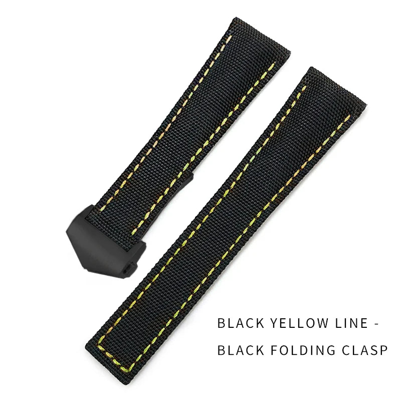 Bracelet de montre en Nylon de haute qualité, 19mm 20mm 21mm 22mm, adapté à TAG Heuer Aquaracer 300 500, bracelet de montre en toile de Nylon, boucle pliante