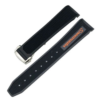 Uhrenarmband aus Naturkautschuk für Herren, Uhrenarmband für Omega Speedmaster Seam84300, weiches Silikon, Moonwatch S, 20 mm, 19 mm, 21 mm, 22 mm, 18 mm