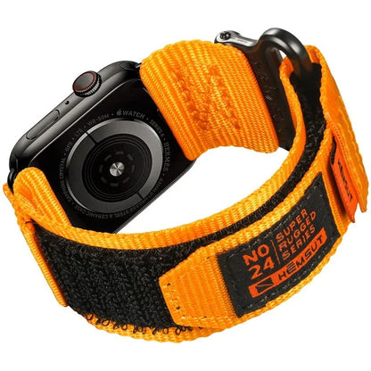 HEMSUT Nylon Strap for Apple Watch, Outdoor Bracelet, Ultra, 49mm, Mini Band 4, iWatch 7, 5, 6, SE 2, 3, 40mm, 44mm
