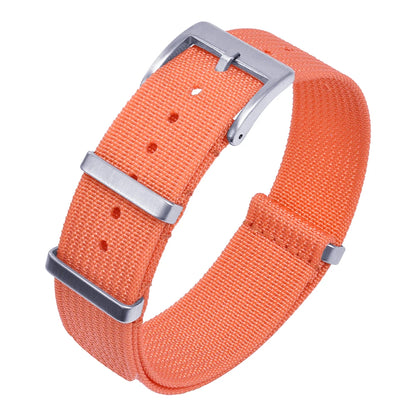 Bracelet en Nylon nervuré à rayures de haute qualité 18mm 20mm 22mm bracelet de montre en tissu tressé bracelets de montre en Nylon  Accessoire pour montre traditionnelle