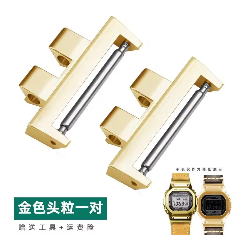 Adattatore in acciaio inossidabile da 22 mm, accessori per orologi CASIO G-SHOCK GMW-B5000 GM-B2100 MRG-B5000, connettore per la modifica del cinturino.