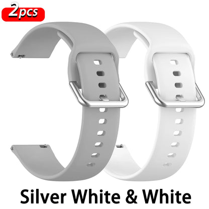 Silikon-Sportarmband für Amazfit GTS 2/4/3/GTS 2/4 Mini/GTR 4/2/2e 20mm/22mm, Amazfit Bip 6 5 3/U Pro Serie
