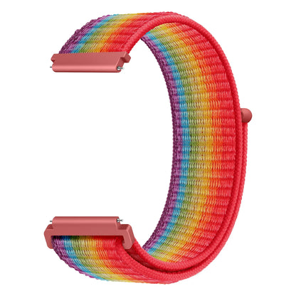 Bracelet à boucle en Nylon pour Amazfit Bip 6/5/GTS 4/3/2/2e/Mini/GTR 42mm/47mm/GTR 4/3 Pro Sport, 20mm/22mm, 2 bandes