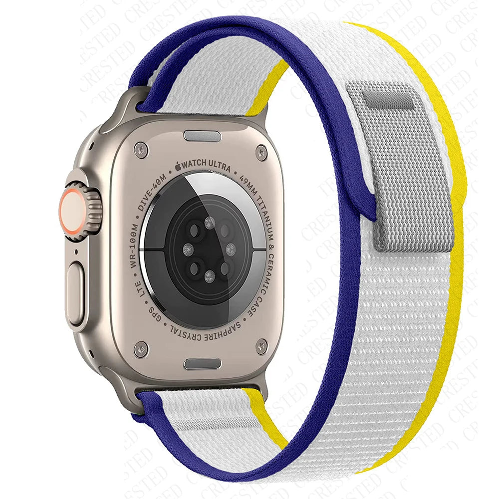 适用于 Apple Watch Ultra 3 2 的 Trail 回环式表带，49mm 46mm 44mm 45mm 40mm 41mm 42mm，兼容 iWatch 系列 11 10 SE 9 8 7 的表带 Correa