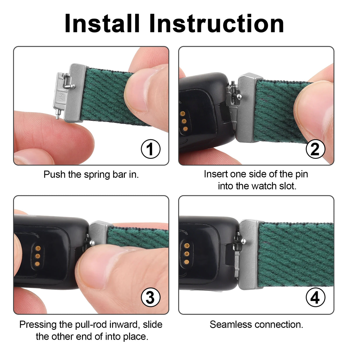 Bracelet en Nylon élastique pour Fitbit Inspire 3/inspire 2, Bracelet réglable pour Fitbit Ace 2 3, remplacement de Bracelet de montre