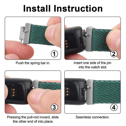 Bracelet en Nylon élastique pour Fitbit Inspire 3/inspire 2, Bracelet réglable pour Fitbit Ace 2 3, remplacement de Bracelet de montre