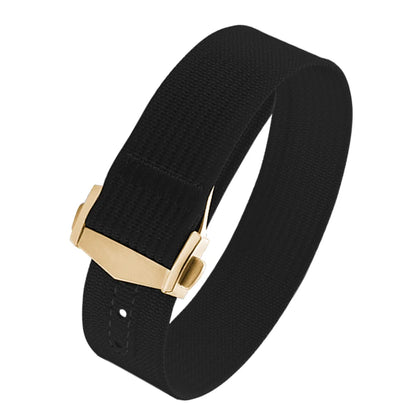 Canvas and Nylon Watch Strap, 18-20-22mm, for Omega X Swatch MoonSwatch for Seiko Men Women Sport, Waterproof, Folding Buckle
