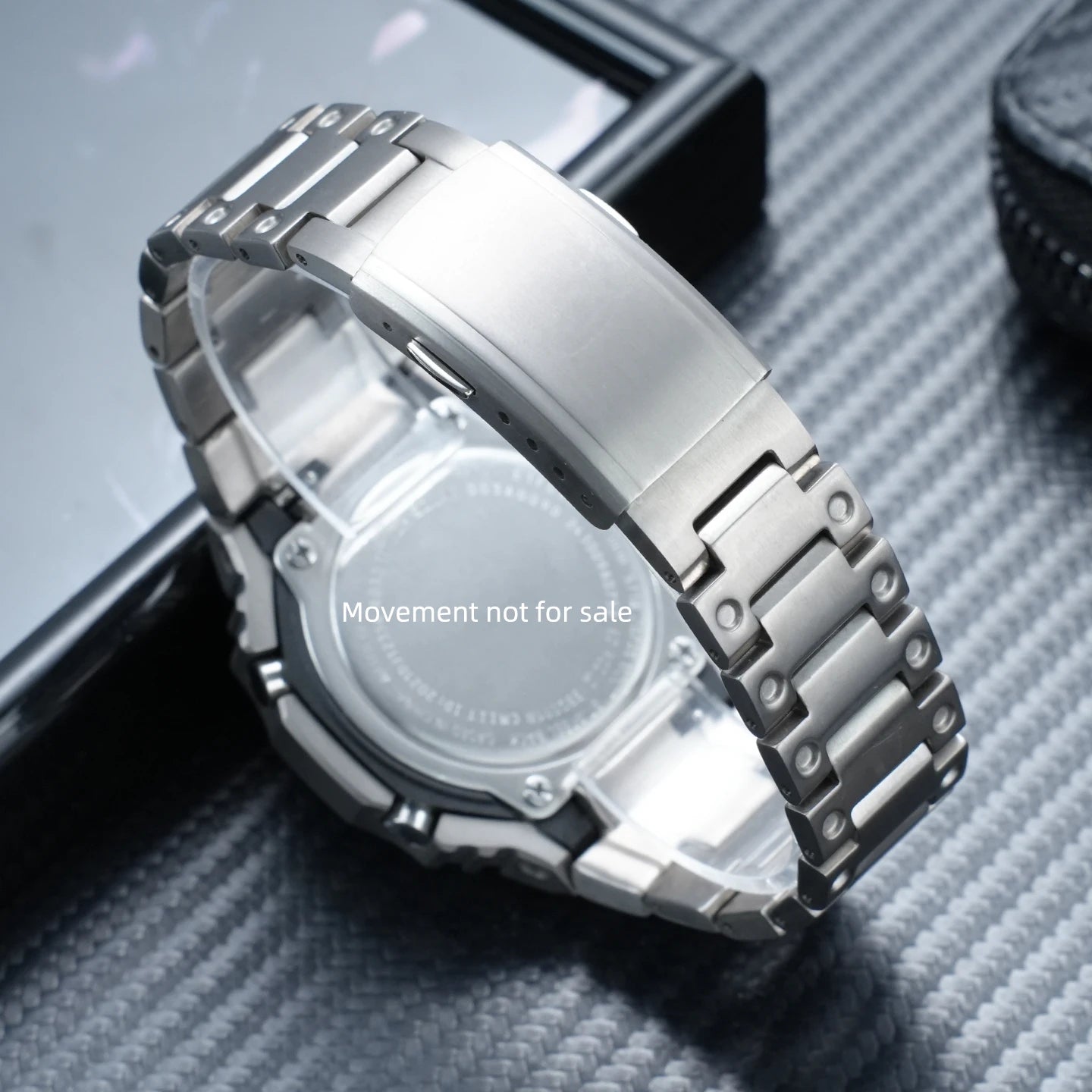 CasiOak Titanium Alloy Case and Strap, DIY Modification Accessories for Casio GA2100 GA-B2100 GA2110 Watches, Replacement Kit