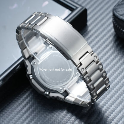CasiOak Titanium Alloy Case and Strap, DIY Modification Accessories for Casio GA2100 GA-B2100 GA2110 Watches, Replacement Kit