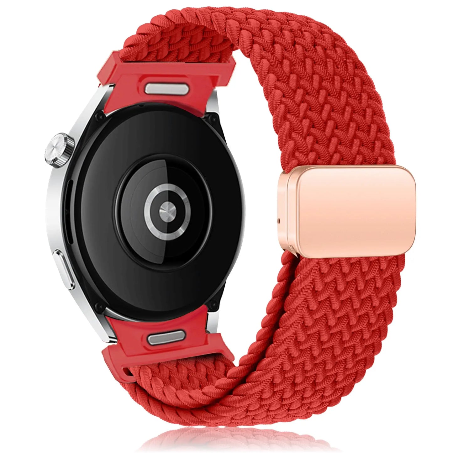 Bracelet sans espaces pour Samsung Galaxy Watch 6 4 classic/5 pro 47mm 43mm 44mm 40mm bracelet tressé magnétique Galaxy watch6 watch4