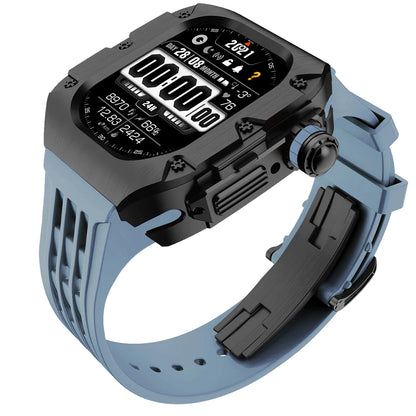 Luxury Mod Kit for Apple Watch Ultra 3 2 49mm, Titanium Alloy Strap for iWatch Series 11 10 9 8 7 6 SE 44mm 45mm