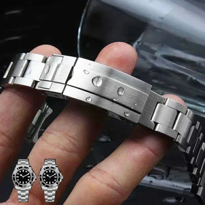 Watch band for Rolex Submariner Daytona, Yacht-Master Gstuff, foetal locking clasp, 904 steel watch band, watch straps, 20mm, 21mm