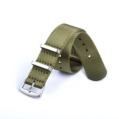 Bracelet de montre en Nylon de ceinture de sécurité de haute qualité 20mm 22mm Type universel troupes de sport Parachute pilote bracelets de montre en Nylon militaire