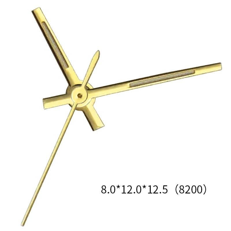 Lancette di ricambio per orologio Rolex Datejust, movimenti 8200, 8215, 8205, 8285, 2813, 8,0 mm x 12 mm x 12,5 mm, parti e accessori di modifica per lancette dell'orologio