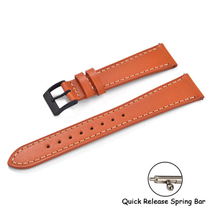 Bracelet de montre universel en cuir à dégagement rapide, 18mm, 20mm, 22mm, rétro, pour femmes et hommes, accessoires pour Cartier Seiko Omega