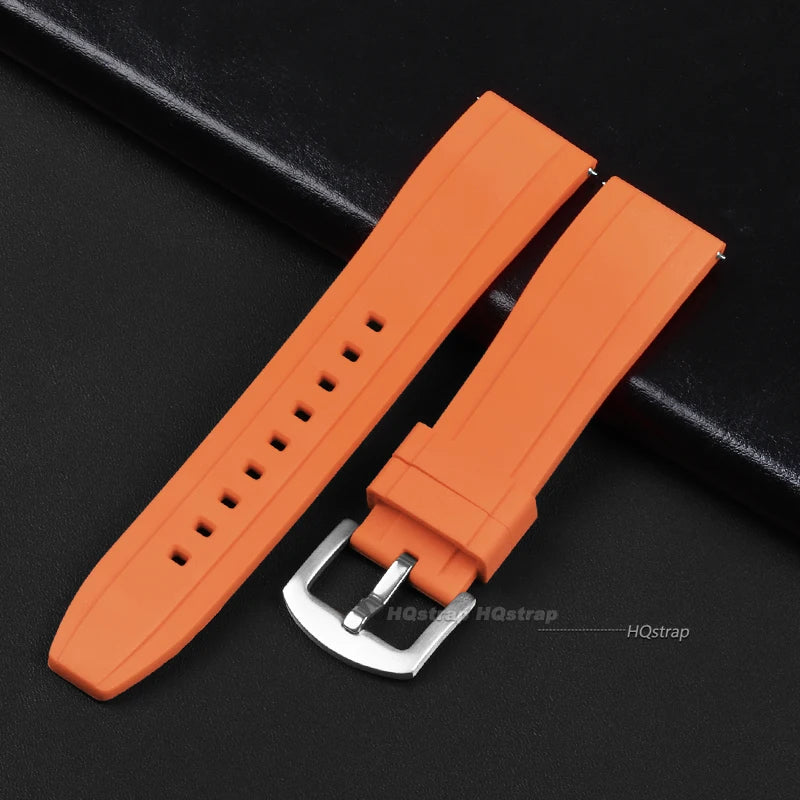 Cinturino per orologio in silicone di alta qualità, cinturino in gomma a sgancio rapido 20mm 22mm, bracciale di ricambio, accessori per donne e uomini
