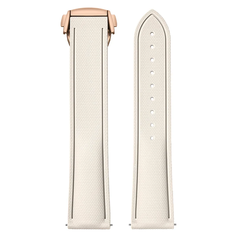 Cinturino in gomma fluorurata per Omega Seamaster 20mm 21mm 22mm FKM, cinturino universale a sgancio rapido, accessori per Rolex e Tudor