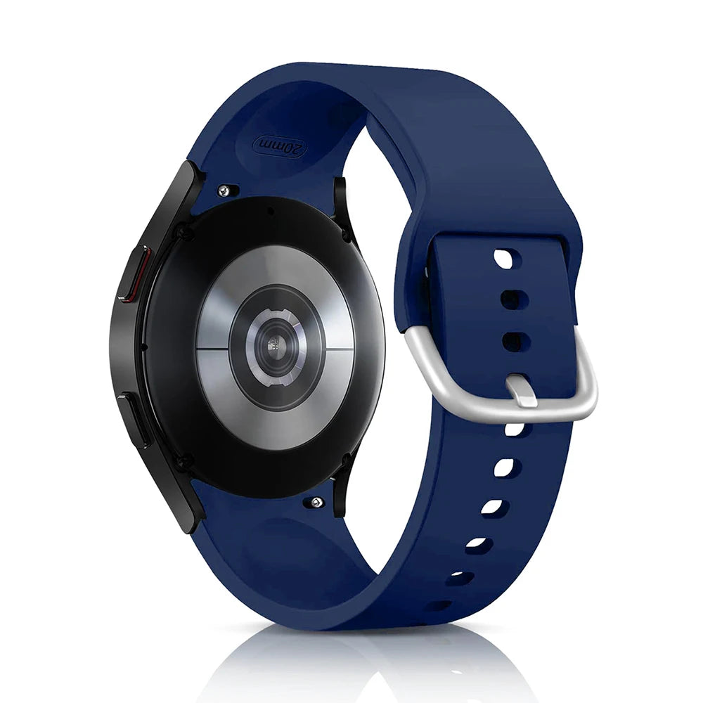 Bracelet en Silicone pour Samsung Galaxy Watch 7 6 5 4 44mm 40mm pro 45mm Sport 20mm Bracelet de montre Galaxy Watch6 Classic 43mm 47mm