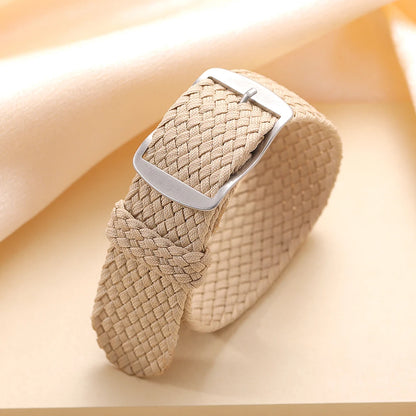 14mm 16mm 18mm 20mm 22mm Nylon Woven Canvas Watch Strap for Perlon for Omega Watchband Men Women Sport Wristband Accessories