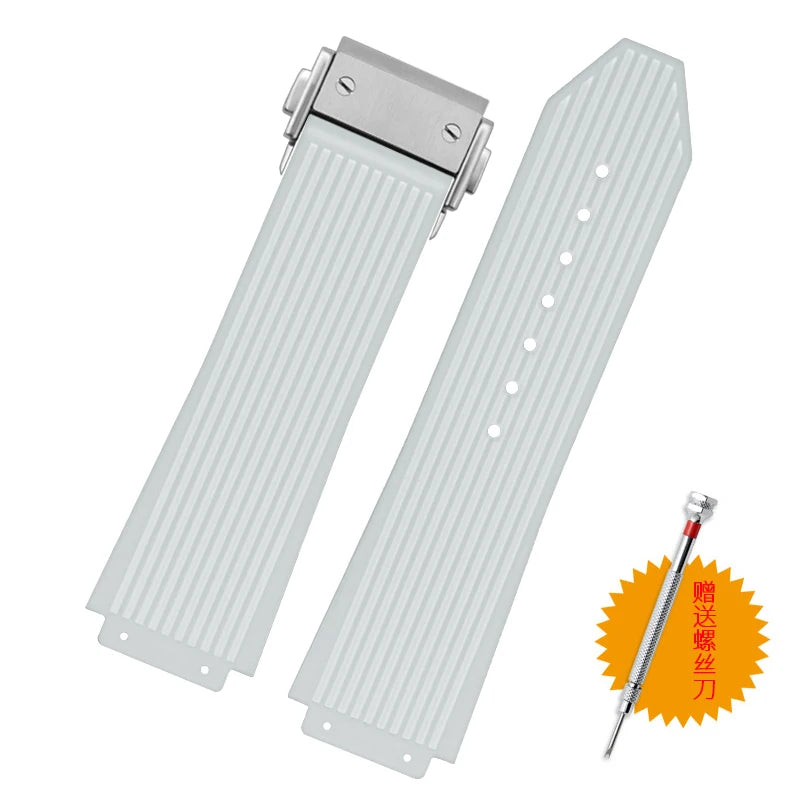 Cinturino per orologio da uomo in nylon e silicone, 20 mm, 22 mm, 24 mm, impermeabile e traspirante, in gomma, accessori