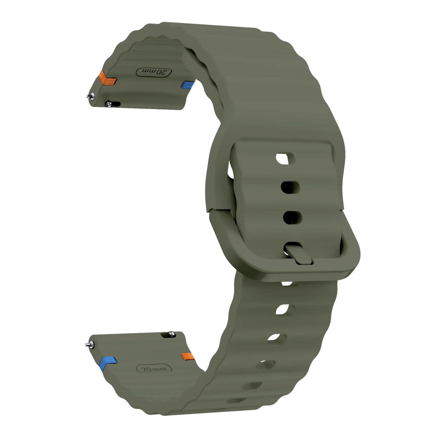 20/22mm Music Watchband for Garmin Forerunner 265 165 245 255 645, for Garmin Vivoactive 3 4 5/Venu 3 sq 2 Plus/Approach S12