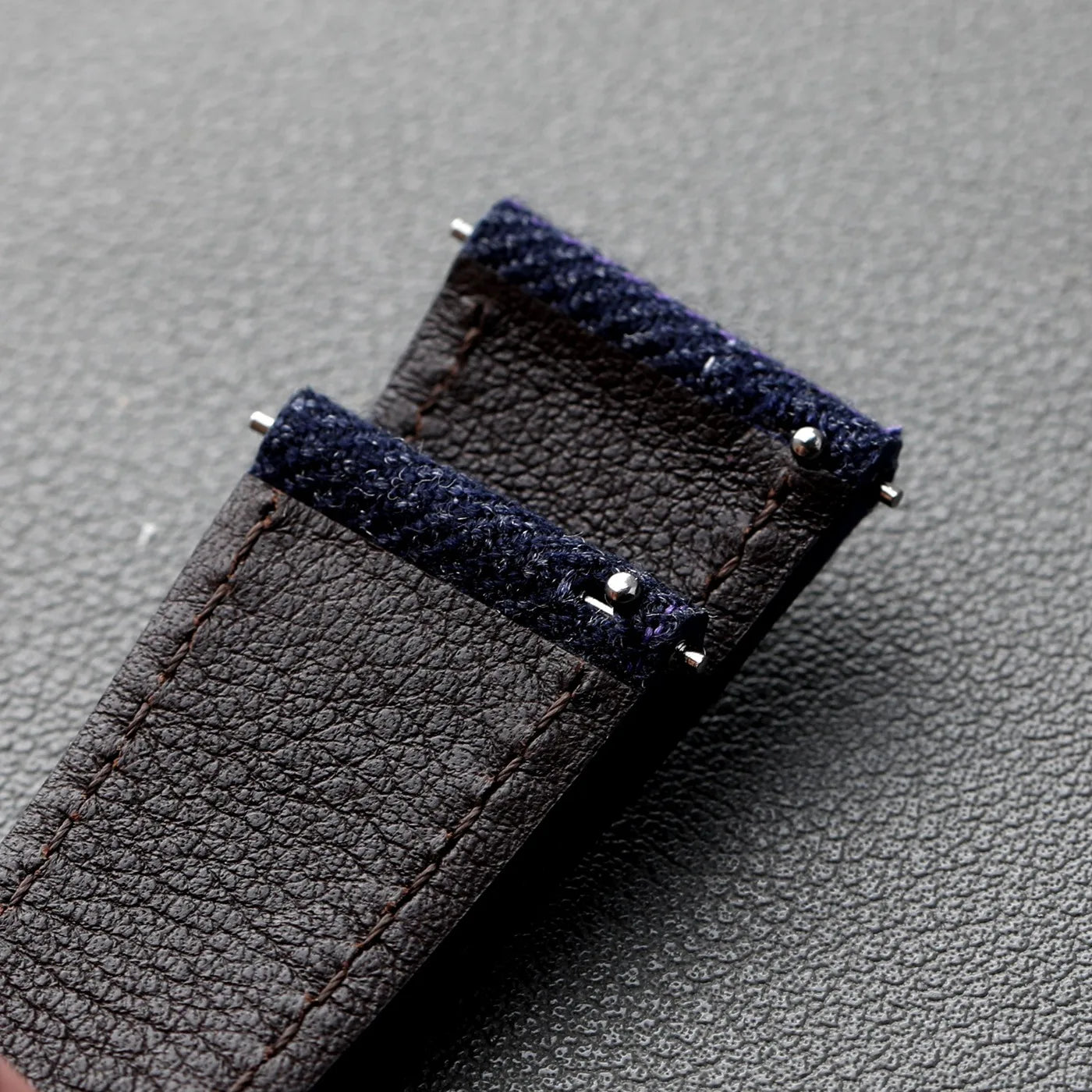Handmade Formal Soft Quick Release Retro Style Men's Leather Watch Strap 18 19 20 21 22MM