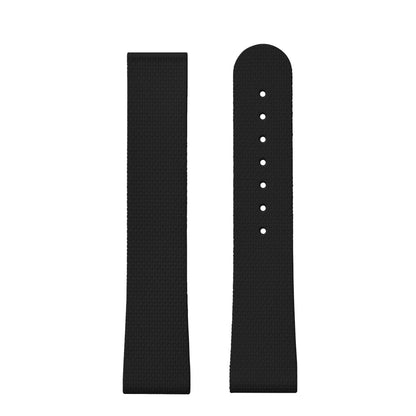 STAPELP suitable for Omega Swatch 20mm universal watch straps Black Blue FKM Rubber Quick Release Watch Band with Omega Folding Clasp