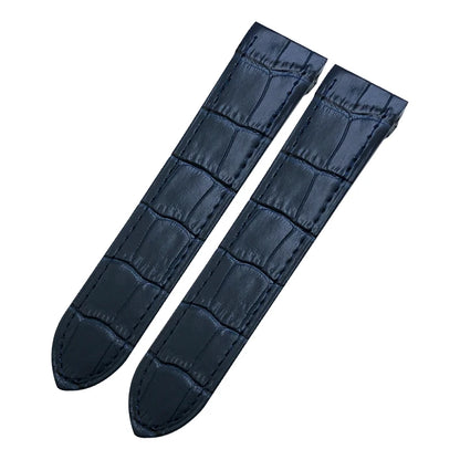 Genuine Leather Watch Strap for Men and Women, Colorful Straps, Glue Head Pieces, Watch Band for Cartier Sandoz, 100, 23mm, 20mm