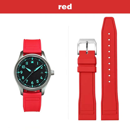 Bracelet de montre en caoutchouc pour IWC Pilot, petit Prince portugais, 20 21 22, accessoires de montre, bracelet à dégagement rapide pour hommes et femmes