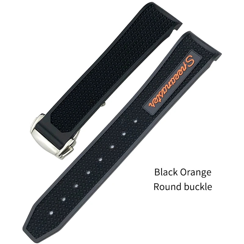 Uhrenarmband aus Naturkautschuk für Herren, Uhrenarmband für Omega Speedmaster Seam84300, weiches Silikon, Moonwatch S, 20 mm, 19 mm, 21 mm, 22 mm, 18 mm