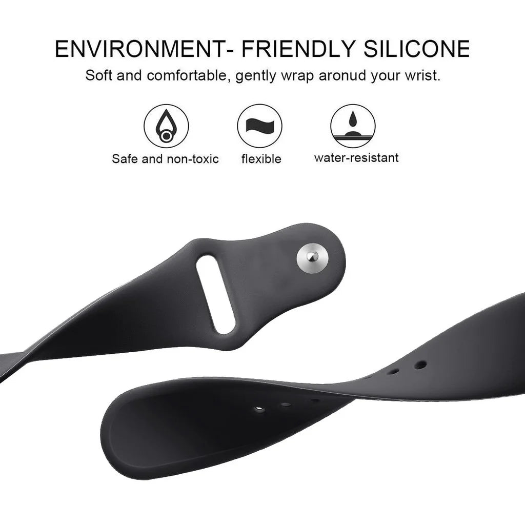 Bracelets en silicone pour Apple Watch, 44mm, 40mm, 45mm, 41mm, 49mm, 46mm, 42mm, correa, série iwatch 11, 10, 7, 8, se, 9, ultra, 2, 3