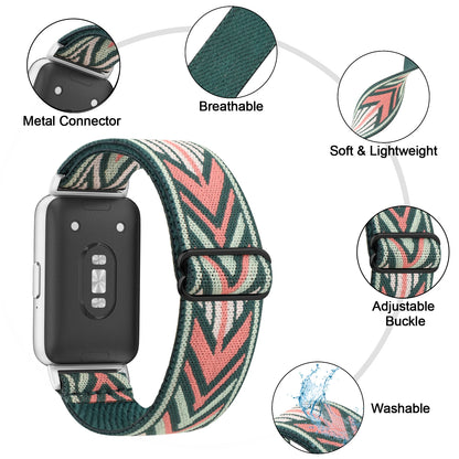 Bracelet en nylon élastique pour Samsung Galaxy Fit 3, bracelet de montre de sport pour Samsung Galaxy Fit 3, bracelet réglable