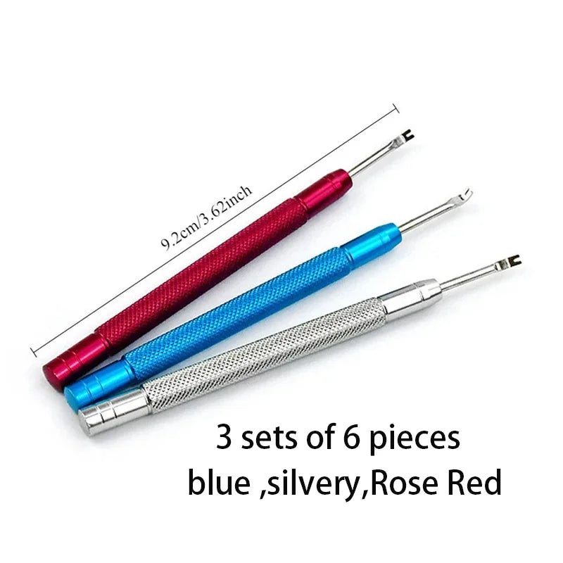 Kits de réparation de montres, souffleur en caoutchouc et tampons de protection contre la poussière, stylo à aiguille, brosse de nettoyage, combinaison, outils de réparation de montres, kit d'entretien