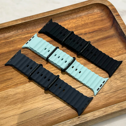 Bracelet Ocean pour Apple Watch Ultra 3 2, 49mm 46mm 44mm 40mm 45mm 41mm 42mm, Correa Bracelet iWatch Series 11 10 9 SE 8 7 6 5 4