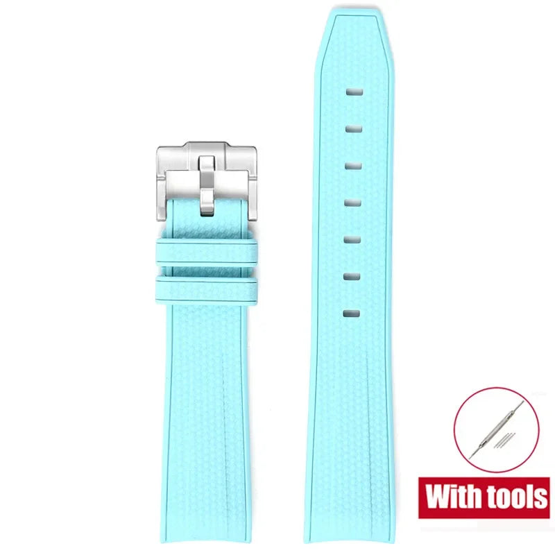 Bracelet de plongée Joint MoonSwatch 20mm pour Omega X Swatch hommes femmes Arc extrémité incurvée Bracelet en caoutchouc TPU pour outils de Bracelet de montre Rolex